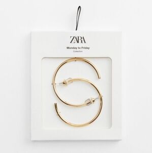 ZARA LARGE HOOP EARRINGS